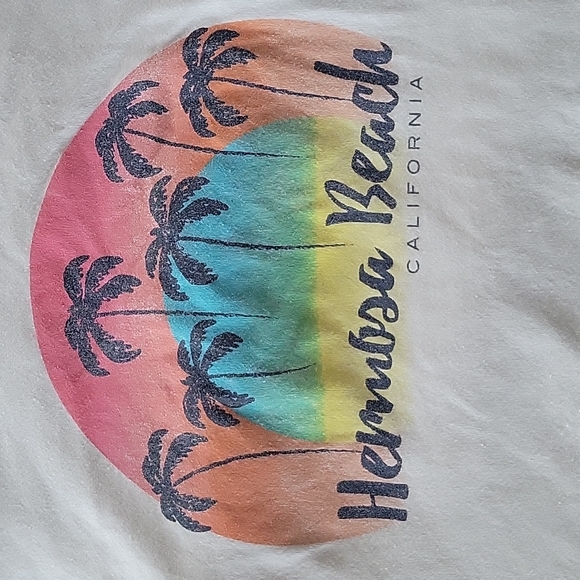 Hermosa Beach vintage inspired tee, California - Picture 2 of 2